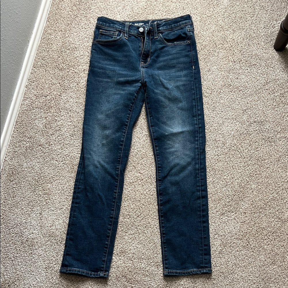 Old Navy Boys Deep Indigo Slim Jeans